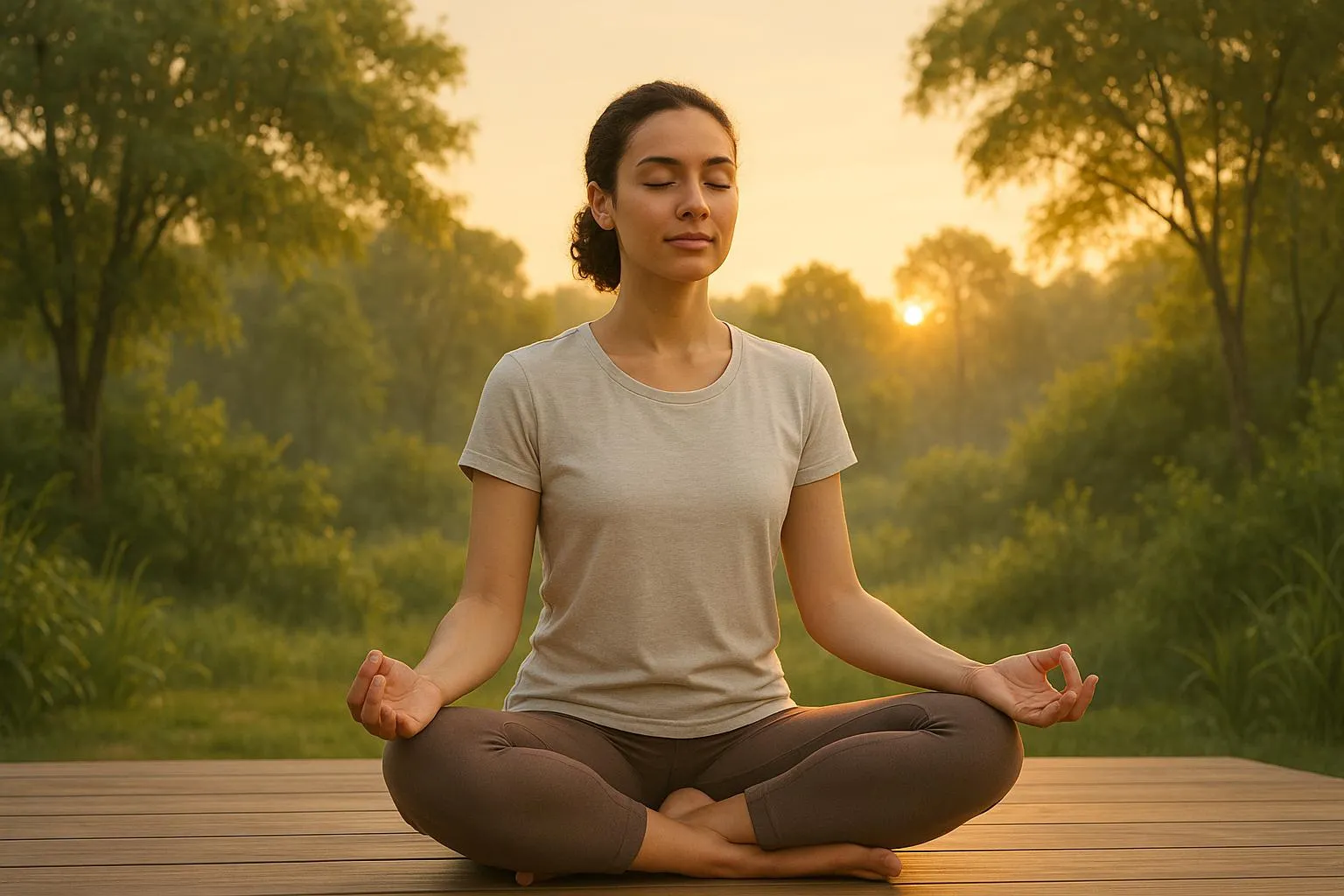 Muted evening gradient scene